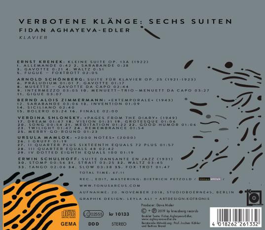 Verbotene Klänge CD Tracklist